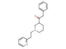 2-phenyl-1-{1-[2-(2-pyridinyl)ethyl]-3-piperidinyl}ethanone