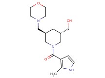 [(3S*,5R*)-1-[(2-methyl-1H-pyrrol-3-yl)carbonyl]-5-(4-morpholinylmethyl)-3-piperidinyl]methanol