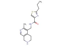 N-[(3-methyl-5,6,7,8-tetrahydro-2,7-naphthyridin-4-yl)methyl]-2-propyl-1,3-thiazole-4-carboxamide dihydrochloride