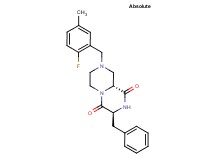 (3S,9aR)-3-benzyl-8-(2-fluoro-5-methylbenzyl)tetrahydro-2H-pyrazino[1,2-a]pyrazine-1,4(3H,6H)-dione