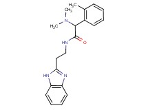 N-[2-(1H-benzimidazol-2-yl)ethyl]-2-(dimethylamino)-2-(2-methylphenyl)acetamide