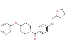 5-{[4-(pyridin-3-yloxy)piperidin-1-yl]carbonyl}-N-(tetrahydrofuran-2-ylmethyl)pyridin-2-amine