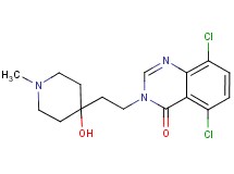 5,8-dichloro-3-[2-(4-hydroxy-1-methylpiperidin-4-yl)ethyl]quinazolin-4(3H)-one