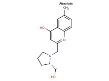 2-{[(2S)-2-(hydroxymethyl)pyrrolidin-1-yl]methyl}-6-methylquinolin-4-ol
