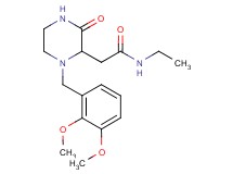 2-[1-(2,3-dimethoxybenzyl)-3-oxo-2-piperazinyl]-N-ethylacetamide