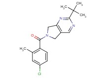 2-tert-butyl-6-(4-chloro-2-methylbenzoyl)-6,7-dihydro-5H-pyrrolo[3,4-d]pyrimidine