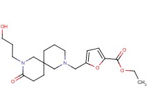 ethyl 5-{[8-(3-hydroxypropyl)-9-oxo-2,8-diazaspiro[5.5]undec-2-yl]methyl}-2-furoate