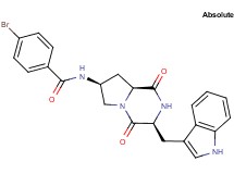 4-bromo-N-[(3S,7S,8aS)-3-(1H-indol-3-ylmethyl)-1,4-dioxooctahydropyrrolo[1,2-a]pyrazin-7-yl]benzamide