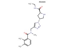 (4R)-4-(4-{[(2,3-dimethylbenzoyl)(methyl)amino]methyl}-1H-1,2,3-triazol-1-yl)-N-ethyl-L-prolinamide hydrochloride