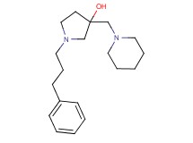 1-(3-phenylpropyl)-3-(piperidin-1-ylmethyl)pyrrolidin-3-ol