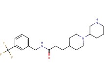 3-(1,3'-bipiperidin-4-yl)-N-[3-(trifluoromethyl)benzyl]propanamide dihydrochloride