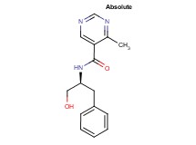N-[(1S)-1-benzyl-2-hydroxyethyl]-4-methylpyrimidine-5-carboxamide