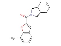 (3aR*,7aS*)-2-[(7-methyl-1-benzofuran-2-yl)carbonyl]-2,3,3a,4,7,7a-hexahydro-1H-isoindole
