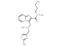 N-butyl-N-methyl-3-({methyl[(2-methyl-1,3-thiazol-4-yl)methyl]amino}methyl)imidazo[1,2-a]pyridine-2-carboxamide