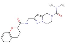 2-{[(3,4-dihydro-2H-chromen-2-ylcarbonyl)amino]methyl}-N,N-dimethyl-6,7-dihydropyrazolo[1,5-a]pyrazine-5(4H)-carboxamide