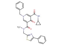 1-benzyl-N'-cyclopropyl-N-methyl-4-oxo-N-[(4-phenyl-1,3-thiazol-2-yl)methyl]-1,4-dihydro-3,5-pyridinedicarboxamide