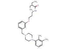 N-[3-(3-{[4-(2,3-dimethylphenyl)-1-piperazinyl]methyl}phenoxy)propyl]-2-ethylbutanamide