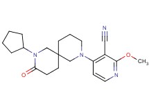 4-(8-cyclopentyl-9-oxo-2,8-diazaspiro[5.5]undec-2-yl)-2-methoxynicotinonitrile