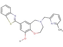7-(1,3-benzothiazol-2-yl)-4-[(6-methyl-2-pyridinyl)methyl]-2,3,4,5-tetrahydro-1,4-benzoxazepin-9-ol