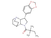 (3R*,3aR*,7aR*)-3-(1,3-benzodioxol-5-yl)-1-(2,2-dimethylbutanoyl)octahydro-4,7-ethanopyrrolo[3,2-b]pyridine