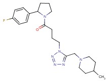 1-[(1-{4-[2-(4-fluorophenyl)-1-pyrrolidinyl]-4-oxobutyl}-1H-tetrazol-5-yl)methyl]-4-methylpiperidine