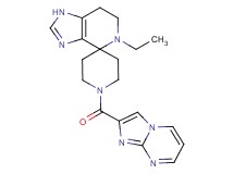 5-ethyl-1'-(imidazo[1,2-a]pyrimidin-2-ylcarbonyl)-1,5,6,7-tetrahydrospiro[imidazo[4,5-c]pyridine-4,4'-piperidine]