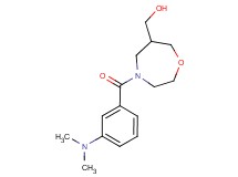 {4-[3-(dimethylamino)benzoyl]-1,4-oxazepan-6-yl}methanol