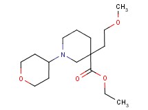 ethyl 3-(2-methoxyethyl)-1-(tetrahydro-2H-pyran-4-yl)-3-piperidinecarboxylate