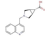 (1R*,5S*,6r)-3-(quinolin-4-ylmethyl)-3-azabicyclo[3.1.0]hexane-6-carboxylic acid