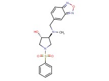 (3S*,4S*)-4-[(2,1,3-benzoxadiazol-5-ylmethyl)(methyl)amino]-1-(phenylsulfonyl)-3-pyrrolidinol
