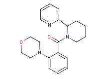 4-(2-{[2-(2-pyridinyl)-1-piperidinyl]carbonyl}phenyl)morpholine