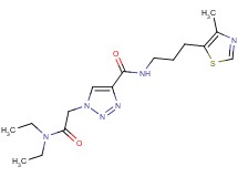 1-[2-(diethylamino)-2-oxoethyl]-N-[3-(4-methyl-1,3-thiazol-5-yl)propyl]-1H-1,2,3-triazole-4-carboxamide
