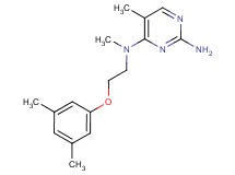 N~4~-[2-(3,5-dimethylphenoxy)ethyl]-N~4~,5-dimethylpyrimidine-2,4-diamine