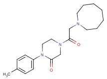 4-(1-azocanylacetyl)-1-(4-methylphenyl)-2-piperazinone