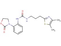 N-[3-(4,5-dimethyl-1,3-thiazol-2-yl)propyl]-N'-[2-(2-oxo-1,3-oxazolidin-3-yl)phenyl]urea