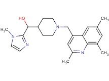 (1-methyl-1H-imidazol-2-yl){1-[(2,6,8-trimethyl-4-quinolinyl)methyl]-4-piperidinyl}methanol bis(trifluoroacetate) (salt)