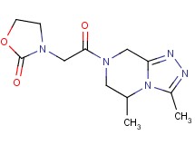 3-[2-(3,5-dimethyl-5,6-dihydro[1,2,4]triazolo[4,3-a]pyrazin-7(8H)-yl)-2-oxoethyl]-1,3-oxazolidin-2-one