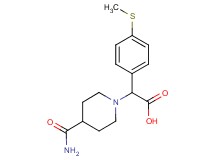 [4-(aminocarbonyl)piperidin-1-yl][4-(methylthio)phenyl]acetic acid