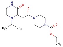 ethyl 4-[(1-isopropyl-3-oxo-2-piperazinyl)acetyl]-1-piperazinecarboxylate