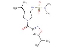 N'-{(3S*,4R*)-4-isopropyl-1-[(5-isopropyl-3-isoxazolyl)carbonyl]-3-pyrrolidinyl}-N,N-dimethylsulfamide