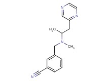 3-{[methyl(1-methyl-2-pyrazin-2-ylethyl)amino]methyl}benzonitrile
