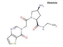 (4S)-4-amino-N-ethyl-1-[(4-oxothieno[3,2-d]pyrimidin-3(4H)-yl)acetyl]-L-prolinamide