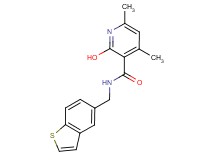 N-(1-benzothien-5-ylmethyl)-2-hydroxy-4,6-dimethylnicotinamide