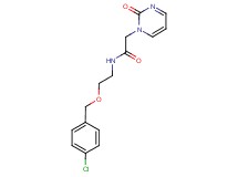 N-{2-[(4-chlorobenzyl)oxy]ethyl}-2-(2-oxopyrimidin-1(2H)-yl)acetamide