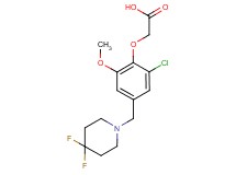 {2-chloro-4-[(4,4-difluoropiperidin-1-yl)methyl]-6-methoxyphenoxy}acetic acid