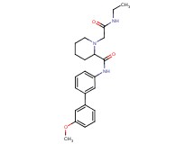 1-[2-(ethylamino)-2-oxoethyl]-N-(3'-methoxybiphenyl-3-yl)piperidine-2-carboxamide