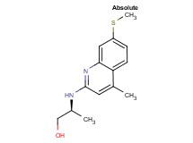 (2S)-2-{[4-methyl-7-(methylthio)-2-quinolinyl]amino}-1-propanol