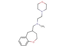 N-methyl-2-morpholin-4-yl-N-(2,3,4,5-tetrahydro-1-benzoxepin-4-ylmethyl)ethanamine