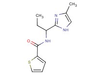 N-[1-(4-methyl-1H-imidazol-2-yl)propyl]thiophene-2-carboxamide