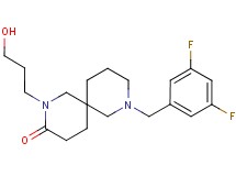8-(3,5-difluorobenzyl)-2-(3-hydroxypropyl)-2,8-diazaspiro[5.5]undecan-3-one